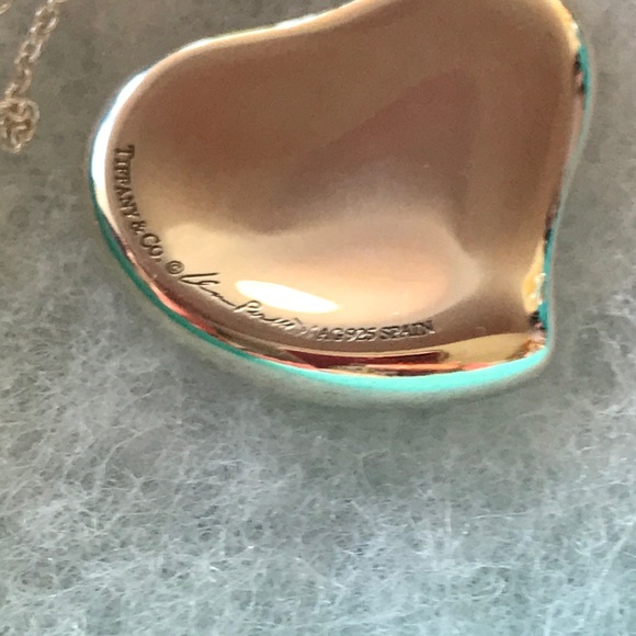 💙 Tiffany Elsa Perretti Full Heart Necklace 💙 - Picture 2 of 8